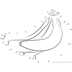 Bunch Bananas Dot to Dot Worksheet
