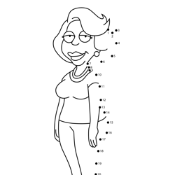 Donna Tubbs Brown Family Guy Dot to Dot Worksheet