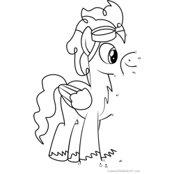 Silver Zoom My Little Pony Dot to Dot Worksheet