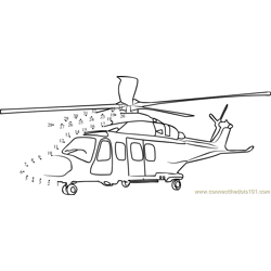 Business Helicopter Dot to Dot Worksheet