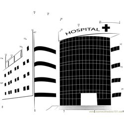 Ney Arias Lora Hospital Dot to Dot Worksheet