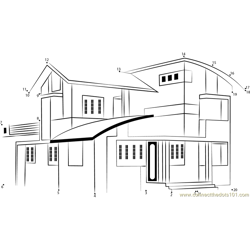 Design of duplex house in india Dot to Dot Worksheet