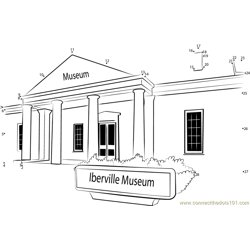 Iberville Museum Dot to Dot Worksheet