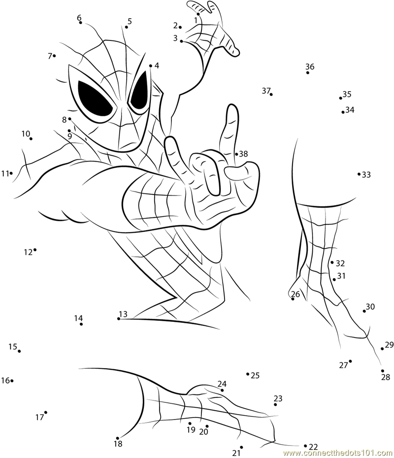 get-spider-man-dot-to-dot-printable-pictures