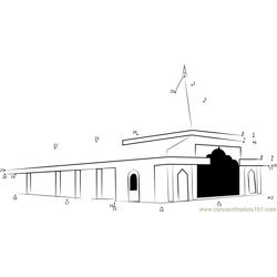 Sri Ananta Temple Dot to Dot Worksheet