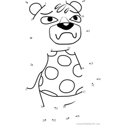 Groucho Animal Crossing Dot to Dot Worksheet