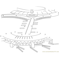 Lester B. Pearson Airport in Canada Dot to Dot Worksheet
