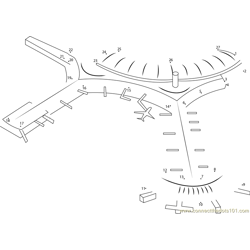 Lester B. Pearson International Airport Dot to Dot Worksheet