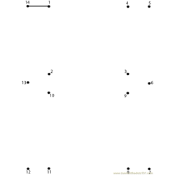 Alphabet H Dot to Dot Worksheet