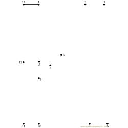 Alphabet K Dot to Dot Worksheet