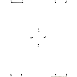 Alphabet X Dot to Dot Worksheet