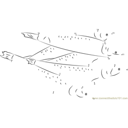 Anchovy Fish in Group Dot to Dot Worksheet