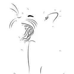 Sleepy Feline Dot Venture Dot to Dot Worksheet