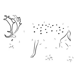 Forest Creature Numeral Challenge Dot to Dot Worksheet