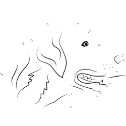 Golden Retriever Picture Challenge Dot to Dot Worksheet