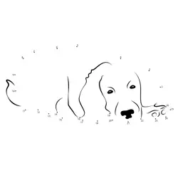 Dog Numeric Sequence Challenge Dot to Dot Worksheet