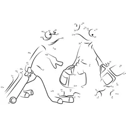 Amusing Frogs on Vacation Dot to Dot Worksheet