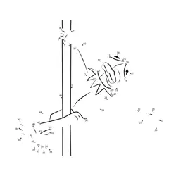 A Frog's Pole Performance Dot to Dot Worksheet