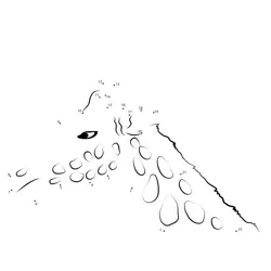 Wild Giraffe Profile Formation Dot to Dot Worksheet