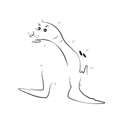 Oceanic Mammal Numerical Sequence Dot to Dot Worksheet