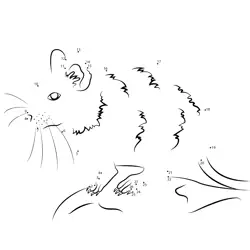 Gerbil Numeric Formation Dot to Dot Worksheet