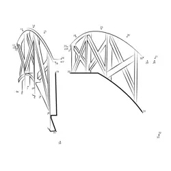 Bridge Construction Fun Dot to Dot Worksheet
