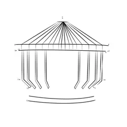 Pavilion Framework Construction Journey Dot to Dot Worksheet