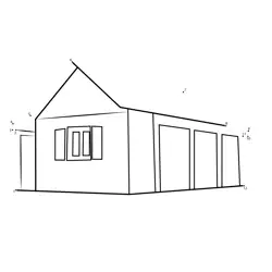 Build a Home Structure Dot to Dot Worksheet