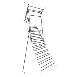 Perch House Structure Build Dot to Dot Worksheet