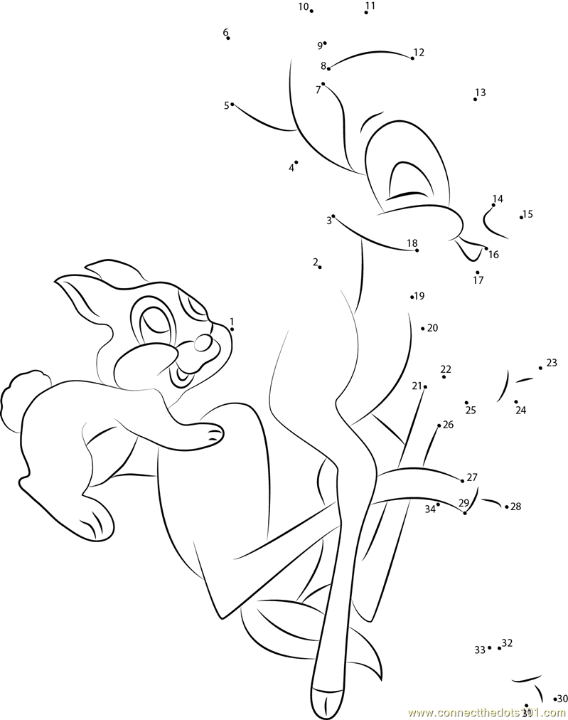 Bambi playing Rabbit