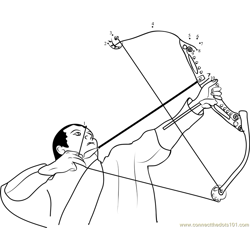 Archery Classes in Bhutan Dot to Dot Worksheet