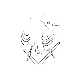 Robin Shape Formation Dot to Dot Worksheet