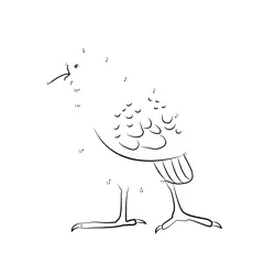 Spotted Dove Numerical Guide Dot to Dot Worksheet