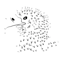 Majestic Eagle Figure Challenge Dot to Dot Worksheet