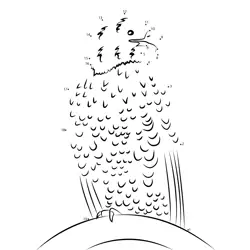 Majestic White Tailed Eagle Dot to Dot Worksheet
