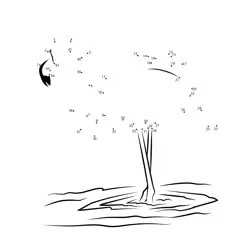 Assemble the Wading Bird Dot to Dot Worksheet