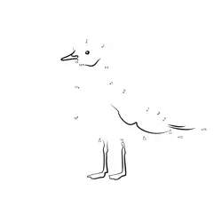 Create the Little Seagull Dot to Dot Worksheet