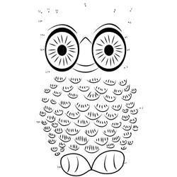 Wise Owl Number Sequence Dot to Dot Worksheet