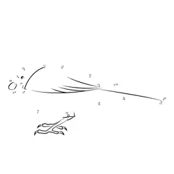 Myna Bird Foraging Feast Dot to Dot Worksheet