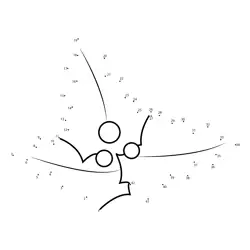 Festive Holly Berry Form Dot to Dot Worksheet
