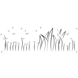Sequential Grass Growth Pathway Dot to Dot Worksheet