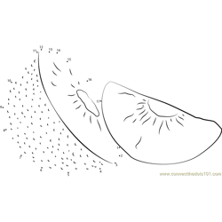Sweet Breadfruit Dot to Dot Worksheet