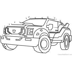 Strongarm Disguised from Transformers Dot to Dot Worksheet