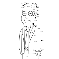 Christian Aftershave Family Guy Dot to Dot Worksheet