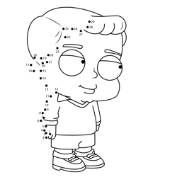 Doug Whitty Family Guy Dot to Dot Worksheet