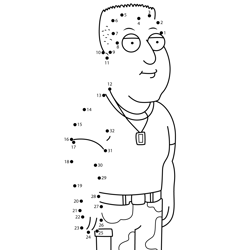 Kevin Swanson Family Guy Dot to Dot Worksheet