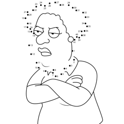 Loretta Brown Family Guy Dot to Dot Worksheet