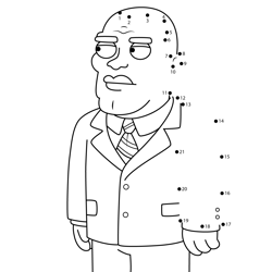 Preston Lloyd Family Guy Dot to Dot Worksheet