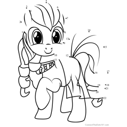 Coloratura My Little Pony Dot to Dot Worksheet