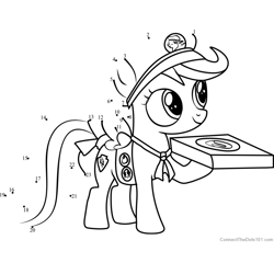 Filly Guides My Little Pony Dot to Dot Worksheet